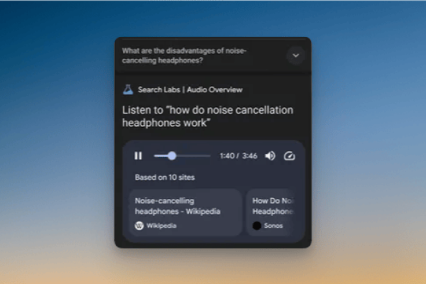 Google Will Now Use AI to Summarize Your Search Outcomes As a Podcast