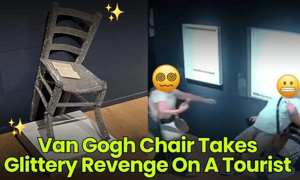 Van Gogh Chair Takes Glittery Revenge On A Vacationer