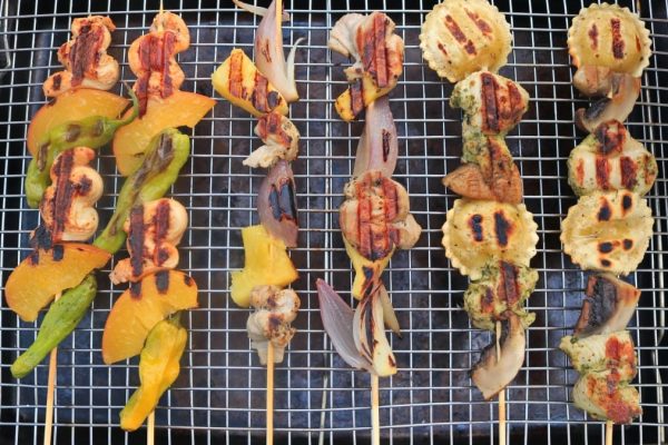 I Make My Favourite Fourth of July Skewers on an Electrical Grill